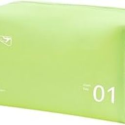 Sambhuya Toiletry Bag for Men & Women Travel Makeup Pouch Cosmetic Bag | Light Green | Pack of 01-image-0