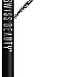 Swiss Beauty Eyebrow Definer Pencil With Spoolie | Smudge Proof, Waterproof And Pigmented Eyebrow Pencil |Shade - Black, 1.5Gm |-10