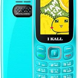 IKALL K52 Keypad Mobile Phone: 1.8” Display, Dual SIM, 1000mAh Battery, Crystal Keypad, FM Radio, Vibration & Expandable Memory for Multimedia Fun (Sky Blue)-1