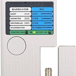 LYLA Multi Function 4In1 Network Cable Tester Meter Rj45/Rj11/Usb/Bnc LAN Cable-image-25