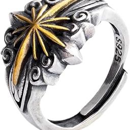 Adjustable Silver Rings for Men and Boys - Oxidized 925 Sterling Silver - Mens Jewellery - Gifts for Men - Stylish Ring for Men-image-63