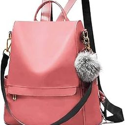 Mart Women's Fashion Backpack Purses Multipurpose Design Handbags and Shoulder Bag PU Leather Travel bag Girl's Travel Casual Collage Backpack-image-8