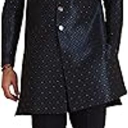 Men's Cotton Solid Regular Sherwani Set-picture-20