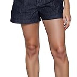 Women Blue High Rise Regular Fit Shorts-26