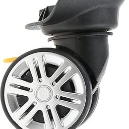 CALANDIS 1 Pair Suitcase Luggage Casters Replacement Brake Wheels for Travelling A60 - You Need to Have a Strong Ability in DIY | Travel | Luggage Accessories | Other Luggage Accessories-image-1