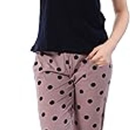 Cotton Printed Night Suits Set of Tshirt and Pyjama for Women-picture-21