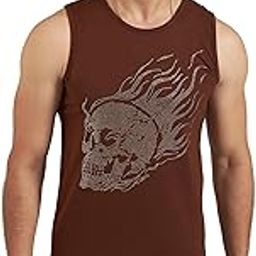 Cotton Regular Fit Rhinestone Print Vest for Men Sleeveless Boy's Sando Multipurpose Tank for use in Exercise Sports Gym Running Outdoor Quick Drying Breathable Undershirts Baniyan for Men-picture-53