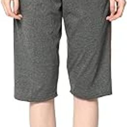 Women's Cotton Three Fourth Capri Shorts with Side Pockets |Women's Casual Shorts-C1__Anthra__01-P-image-31
