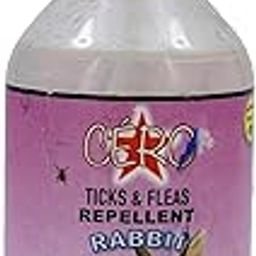 CERO® 100% Natural Spray for Deterring Ticks, Fleas & Mites from Rabbits (200ml)-15