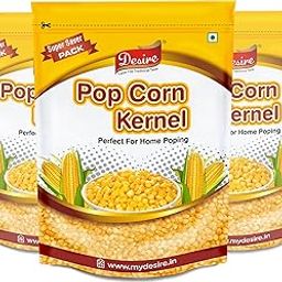 Desire Popcorn Kernel Seeds, 3kg | A Grade Makkai Popcorn Kernels | Imported, High Expansion, Gourmet Quality for Movie Nights-image-22