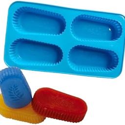 REDSKY Silicone Soap Moulds for Soap Making, Round & Rectangle Soap Mould Silicon Soap Moulds for Soap Making (Random Colour) (Set of 1) (Blue)-2