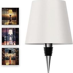RP MALL 1PCs Wireless Bottle Lamp Shade, Rechargeable LED Portable Cordless Table Lamp, 3 Colors Stepless Dimming Touch Wine Bottle Lights for Outdoor, Bars, Dining, Bedroom-image-84