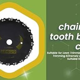 Heavy Duty Brush Cutter Chainsaw Tooth 10000 RPM 9 Inch Round for Lawn Trimmer, Powerful Grass Trimming-29