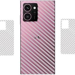 HANUTRIX™ (Pack of 2) Back Lamination Skin Compatible for HMD Skyline || 3D Carbon Fiber Ultra-Thin Protective Film (Transparent) with Easy Installation KIT-image-99