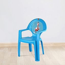 Cello New Tulip Comfortable Kids Chair with Backrest for Study Chair|Play|Dining Room|Bedroom|Kids Room|Living Room|Indoor-Outdoor|Dust Free|100% Polypropylene Stackable Chairs, Blue-image-92