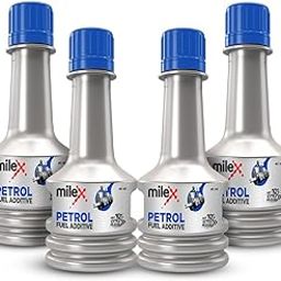 Milex Petrol Fuel Additive | 10% Extra Mileage | Improves Engine Power | Less Maintenance| Pack of 4 | 40 ml Each-image-38