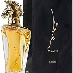 Lattafa Imported Long Lasting Luxury Perfume Spray Premium Refreshing Eau De Parfum 100 ml Perfume for Unisex (Maahir Gold)-image-37