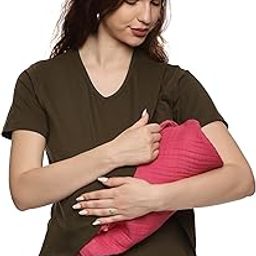 Maternity Feeding Tops Without Zip for Women, Feeding Coverup Pregnancy Tshirt,Feeding T-Shirt for Easy Nursing & Breastfeeding, Maternity Top for Mothers-image-18