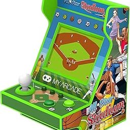 My Arcade All Star Stadium Pico Player- Fully Playable Portable Tiny Arcade Machine with 107 Retro Games, 2" Screen, Green, Small (DGUNL-4120)-image-79