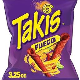 Takis Fuego Hot Chili Pepper & Lime Flavored Rolled Tortilla Chips, 3.25 oz ℮ 92.3 g-image-93