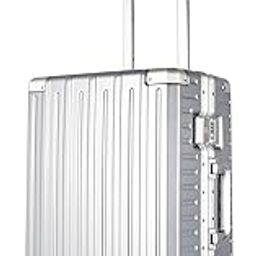 AL Junior 50 cm Cabin Metallic Polycarbonate + ABS Trolley Bag for Travel | Hard Shell | Water Repellent | 8 Spinner Wheels | 360° Rotation | Durable & Lightweight Suitcase-image-32