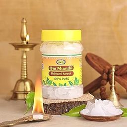 Cycle Pure Om Shanthi Karpure Bhimseni Camphor – Original (100g) | Bhimseni Kapoor for a Divine Puja Experience | Compatible with Camphor Electric Diffusers | Long-Lasting Fragrance-17