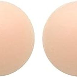 Womens Silicone Reusable Adhesive Nipple Covers/Gel Petals Pasties Bra Pad Peach-image-43