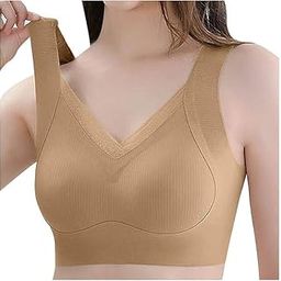 Women's Wireless Push-Up Bra | Soft Lightly Padded Full Coverage Bra | Longline High Support Sports Bra for Workout, Gym & Yoga | Comfortable Everyday Bralette-picture-19