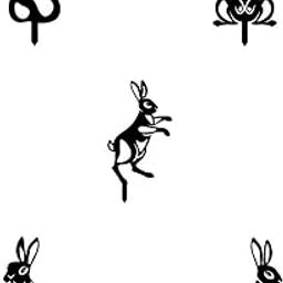 HEAVENGLOW 5Pcs Acrylic Rabbit Silhouette Stake Decorative Signs Patio Outdoor Backyard-image-15