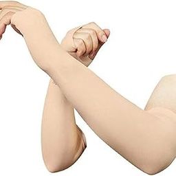 Roshiaaz Cotton Arm Sleeve For Men & Women (Free, Beige)-image-43