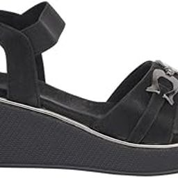 Women's Stylish Wedge Sandals with Front Buckle Detailing | Comfortable Daily & Occasion Wear Footwear-image-1