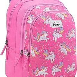 Unicorn School Bag for Girls, Blue Backpack for Women,compartments Water Resistant Stylish and Trendy College Backpacks for Girls-image-40
