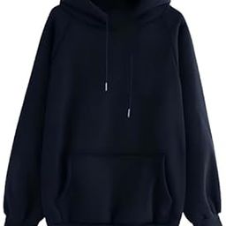 Brand Women's Fleece Sweatshirt with Hood, Full Sleeves Jumper, Winter Wear, Hooded Neck, Regular Fit, Long Sleeve-image-84