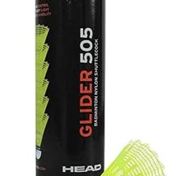 Head 505 Nylon with Natural Cork Shuttlecock, Medium (Blue, Pack of 6)-image-1