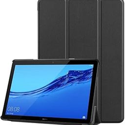 Robustrion Smart Trifold Hard Back Flip Stand Case Cover Cover for Huawei Mediapad T5 10.1 inch 2019 Release - Black-25