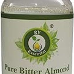 R V Essential Pure Bitter Almond Carrier Oil 100ml- Prunis Dulcis (100% Pure and Natural Cold Pressed)-image-97