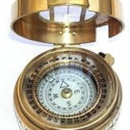 NAUTICAL COLLECTION 4'' Engineering Prismatic WW2 MarkII Brass Military Compass Vintage Collectible-picture-25