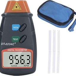 Digital Tachometer Photo Non Tach Meter RPM Tool 0.77in LCD Display for Lathe Fans Motors-image-18