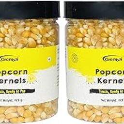 Gromozi™ Popcorn Kernels | Popcorn Seed and Popcorn Kernel | Unpopped Popcorn | Unpopped | Ready to Pop, Makes Delicious and Crunchy pop Corn - 2 x 400 Grams (800 Gram)-image-12