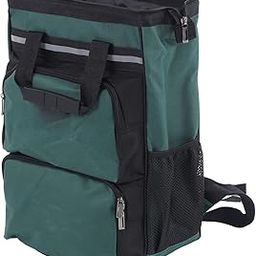 Tool Bag, Multifunction Tool Backpack Canvas Multi Compartments Wear Resistant Easy Carrying for Electrician (48cm / 18.9in Height)-image-58