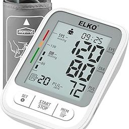 ELKO EL-511 Digital Blood Pressure Monitor – Fully Automatic, Measures During Inflation, High Accuracy, Easy to Use, Extra Large Cuff (22-42 cm), for Adults & Children-11