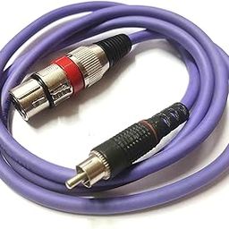 Generic RCA Male to XLR Female 16AWG Cable (1.5 Mtr) - Multicolor Microphone XLR Cable-image-84