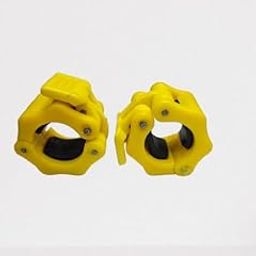 CSO FIT Olympic/Regular Barbell Collars (Pair)- Solid Nylon/ABS/Aluminium Locking Clamps Size /28/50 MM Optional (28 MM Regular)-image-22