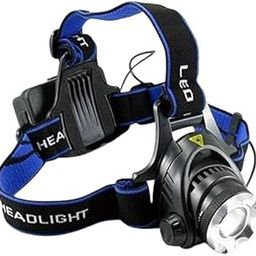 VGMAX High Power Long Range LED Zoom Head Lamp Head Light Atomic Beam Rechargeable Head Torch Water Resistant for Camping/Cycling/Caving and More-4