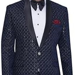Wedding Sequence Blazer Suit for Men | Embroidered Velvet Blazer | Relaxed Fit Blazer for Men Wedding Party | Ethnic Wear Blazer for Men | Blazer Suit for Men | Festive Blazers for Men-image-51