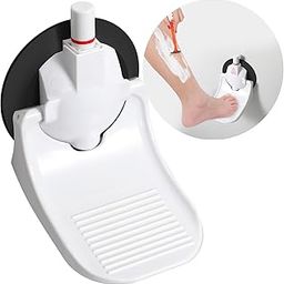 CWD&SQH Shower Foot Rest for Shaving Legs with Upgraded Industrial Suction Cup, Only Fit Smooth & Non-Porous & Bigger 5.2 Inches Tile Wall, White, Pack of 1-image-21