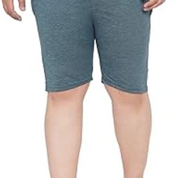 Plus Size Mens Solid Cotton Twisted Creek Lounge Shorts Available Size (2XL-10XL)-image-14