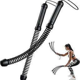 Leosportz Ropeless Battle Rope for Home & Gym | Battlerope for Mem Women | Full Body Workout, Cardio, Strength Training | Fitness Tool for HIIT, CrossFit, Core & Endurance-image-56