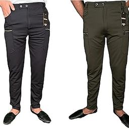 Men Stylish & Comfortable Trousers Combo (Pack of 2)-image-5