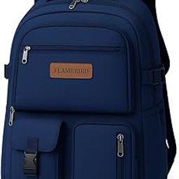 All-Purpose Multi-Compartment Women's Backpack | Daily Use Lightweight Travel Backpack (Blue)-image-70